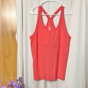 GapBody Women's Coral Racerback Bra Tank Top Size XL